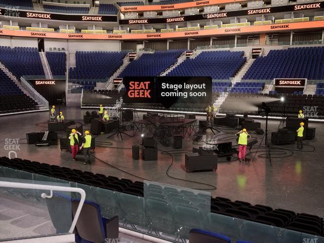 Chase Center - Section Courtside Lounge 6 Seat View