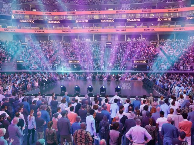 Chase Center - Section Courtside Lounge 7 Seat View