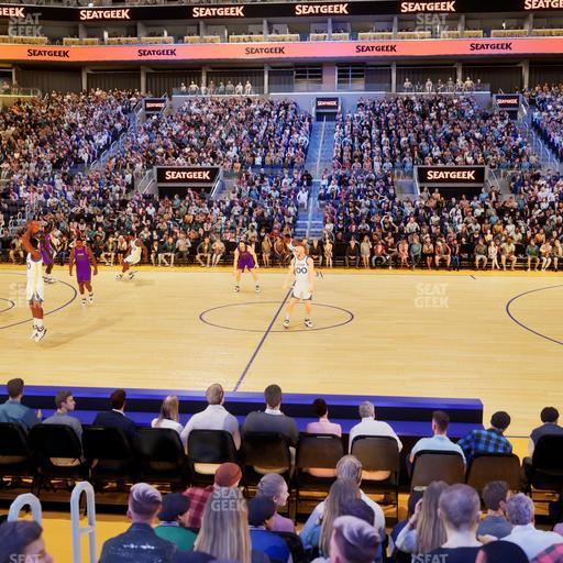 Chase Center - Section Courtside Lounge 7 Seat View