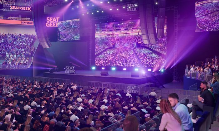 Chase Center - Section Courtside Lounge 7 Seat View