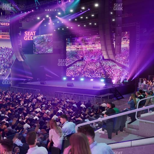 Chase Center - Section Courtside Lounge 8 Seat View