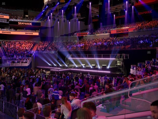 Chase Center - Section Courtside Lounge 8 Seat View