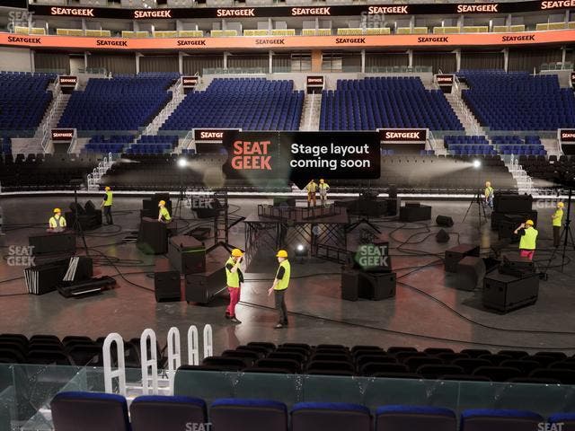 Chase Center - Section Courtside Lounge 8 Seat View