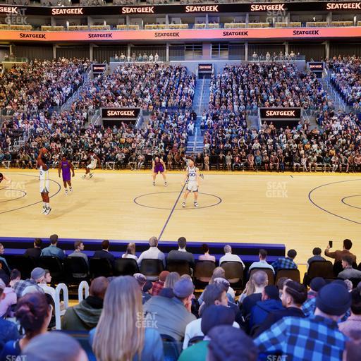 Chase Center - Section Courtside Lounge 8 Seat View