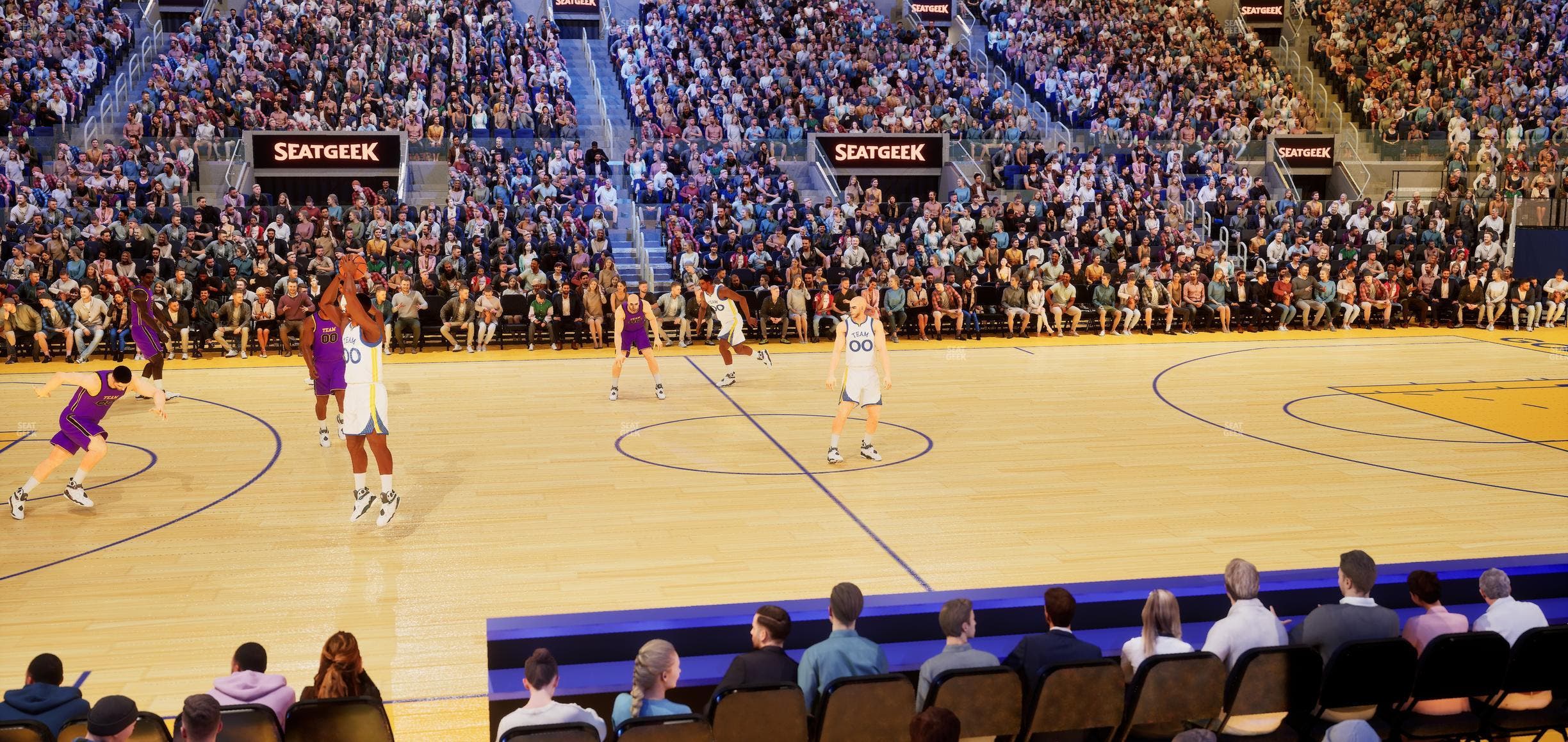 Chase Center - Section Courtside Lounge 9 Seat View