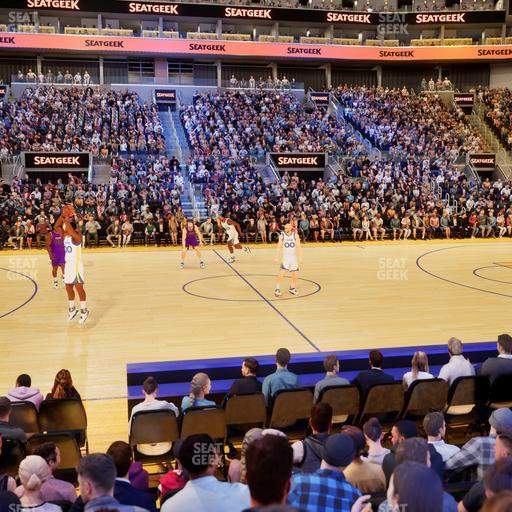 Chase Center - Section Courtside Lounge 9 Seat View