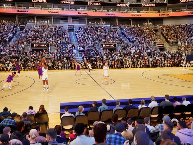 Chase Center - Section Courtside Lounge 9 Seat View