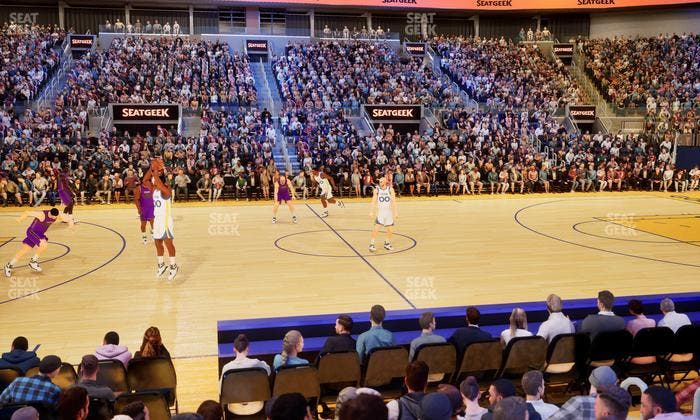 Chase Center - Section Courtside Lounge 9 Seat View