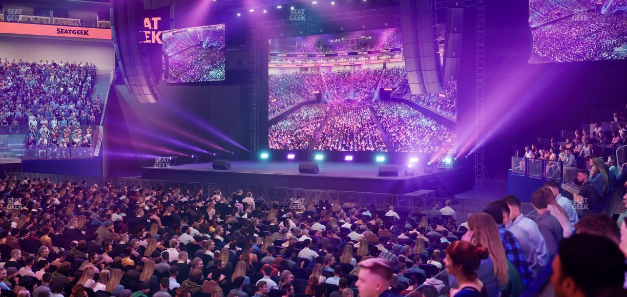 Chase Center - Section Courtside Lounge 9 Seat View