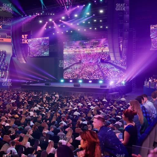 Chase Center - Section Courtside Lounge 9 Seat View