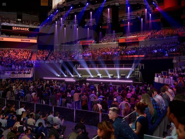 Chase Center - Section Courtside Lounge 9 Seat View