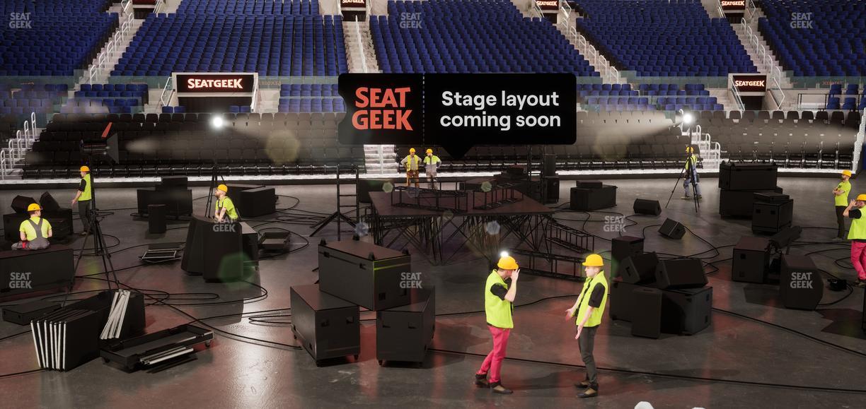 Chase Center - Section Courtside Lounge 9 Seat View