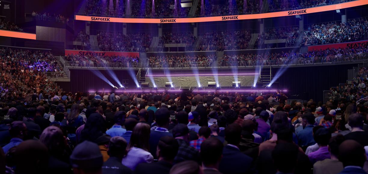 Chase Center - Section Floor 1 Seat View