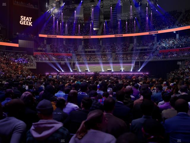 Chase Center - Section Floor 1 Seat View