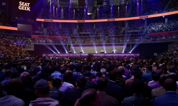 Chase Center - Section Floor 1 Seat View