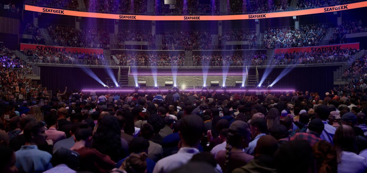Chase Center - Section Floor 2 Seat View