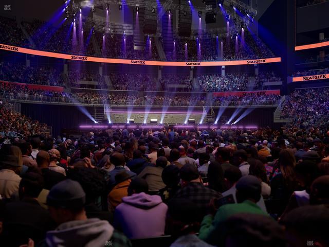 Chase Center - Section Floor 3 Seat View