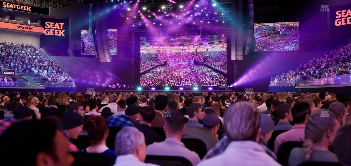 Chase Center - Section Floor 4 Seat View