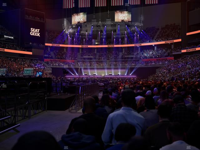 Chase Center - Section Floor 4 Seat View
