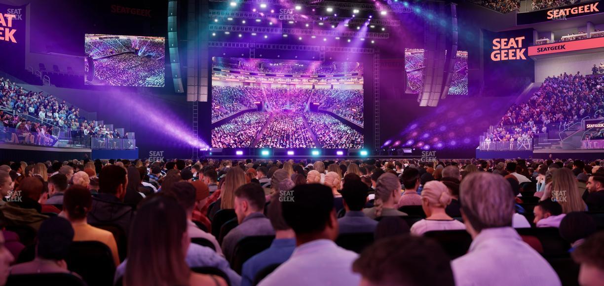 Chase Center - Section Floor 6 Seat View