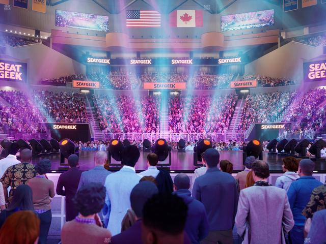 Official view from Section Ga Floor at Chase Center