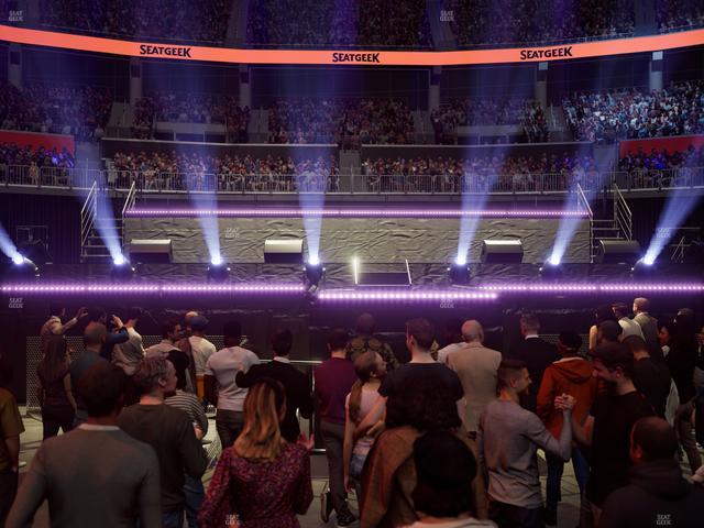 Chase Center - Section Ga Pit Seat View