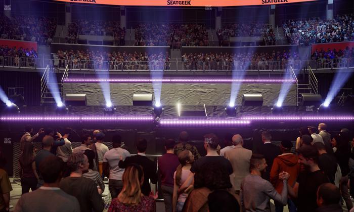 Chase Center - Section Ga Pit Seat View