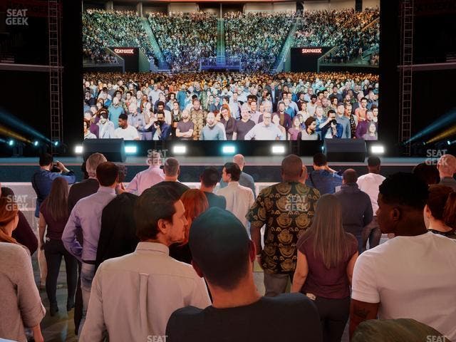 Chase Center - Section Ga Pit Seat View