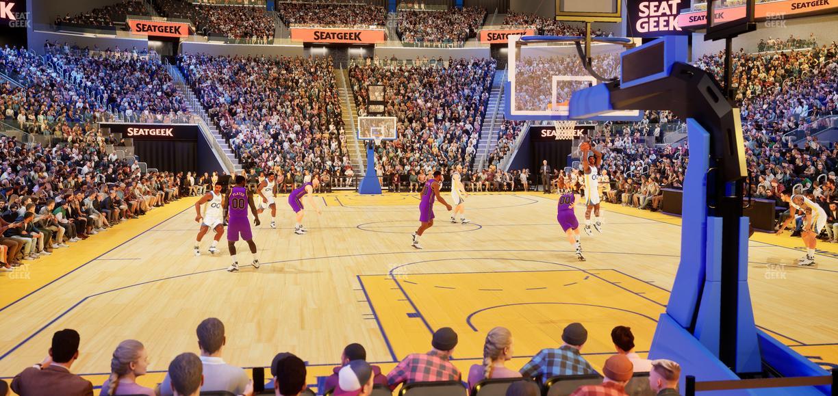 Chase Center - Section Riser 10 Seat View