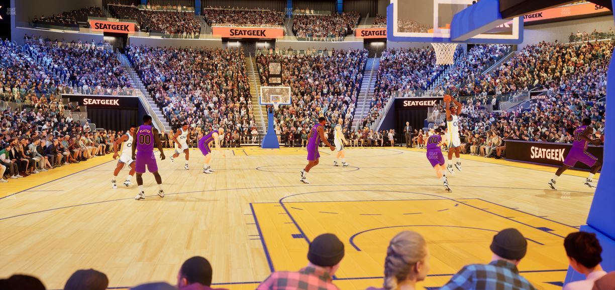 Chase Center - Section Riser 10 Seat View