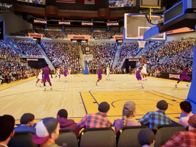 Chase Center - Section Riser 10 Seat View