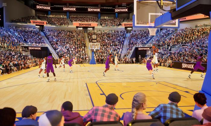 Chase Center - Section Riser 10 Seat View