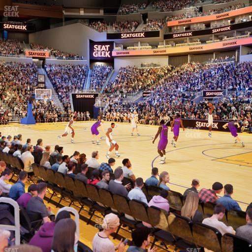 Chase Center - Section Riser 14 Seat View