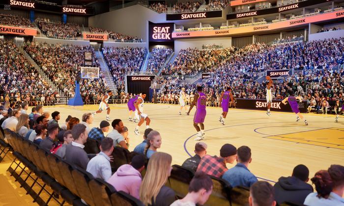 Chase Center - Section Riser 14 Seat View