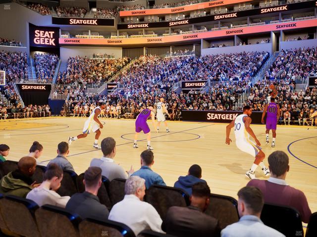 Chase Center - Section Riser 15 Seat View