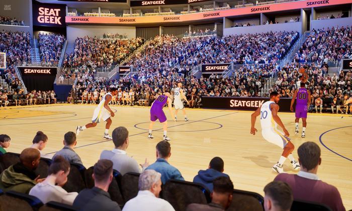 Chase Center - Section Riser 15 Seat View