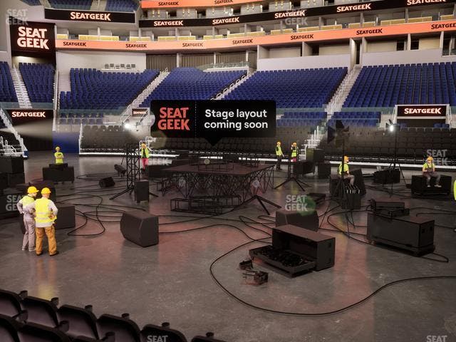 Chase Center - Section Riser 15 Seat View