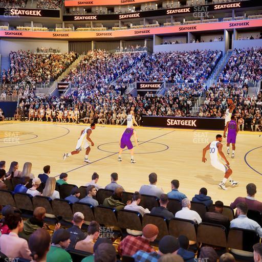 Chase Center - Section Riser 15 Seat View