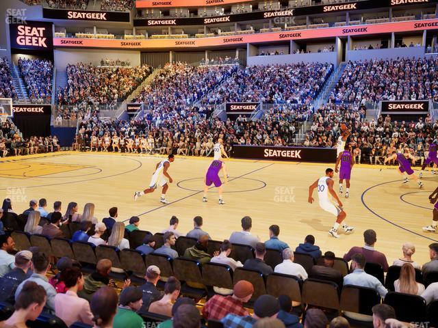 Chase Center - Section Riser 15 Seat View