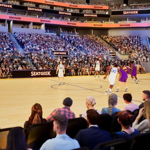 Chase Center - Section Riser 16 Seat View