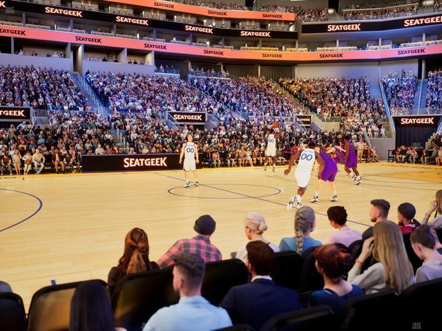 Chase Center - Section Riser 16 Seat View