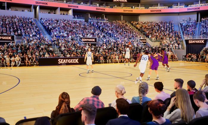 Chase Center - Section Riser 16 Seat View