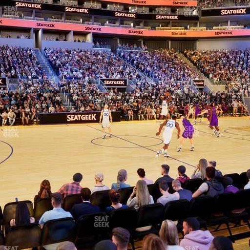 Chase Center - Section Riser 16 Seat View