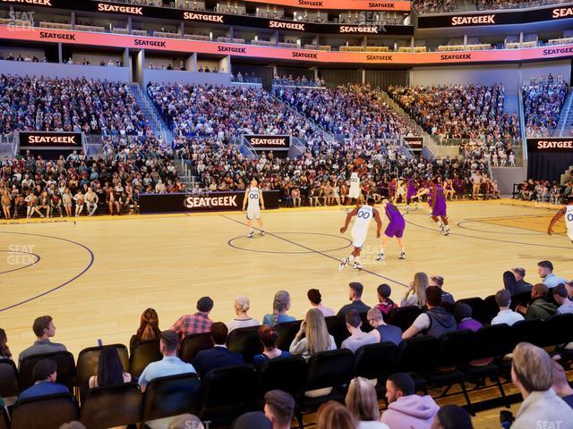 Chase Center - Section Riser 16 Seat View