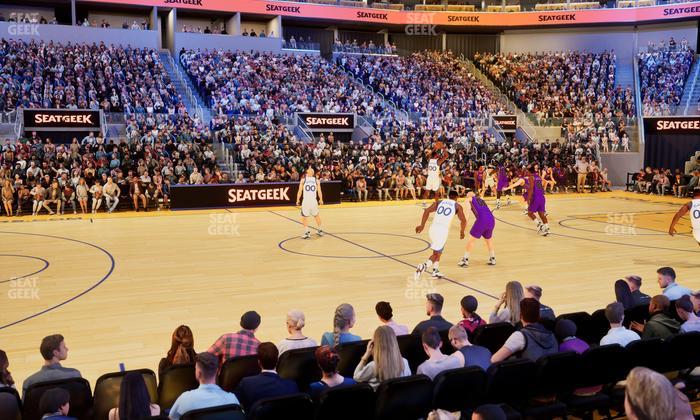 Chase Center - Section Riser 16 Seat View