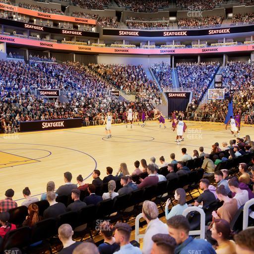 Chase Center - Section Riser 17 Seat View