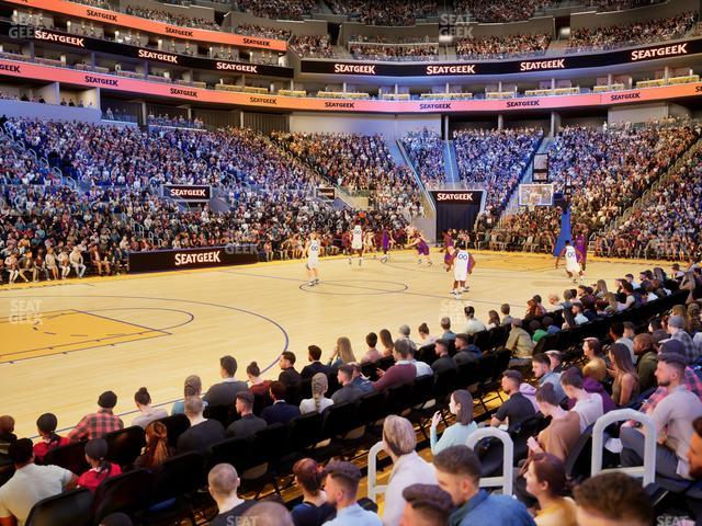 Chase Center - Section Riser 17 Seat View