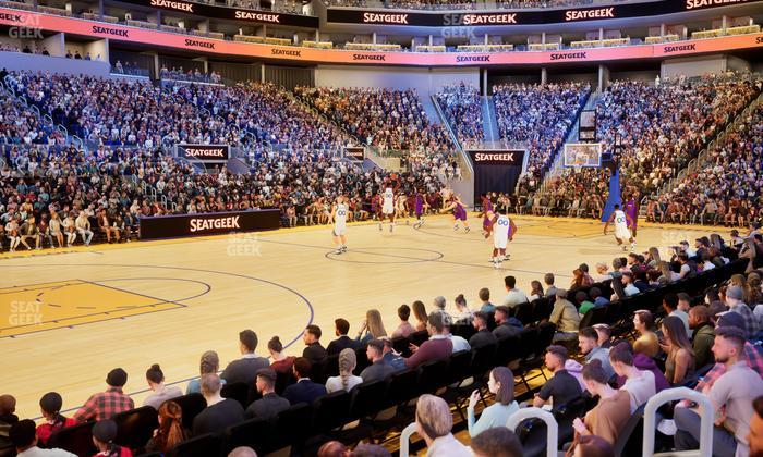 Chase Center - Section Riser 17 Seat View