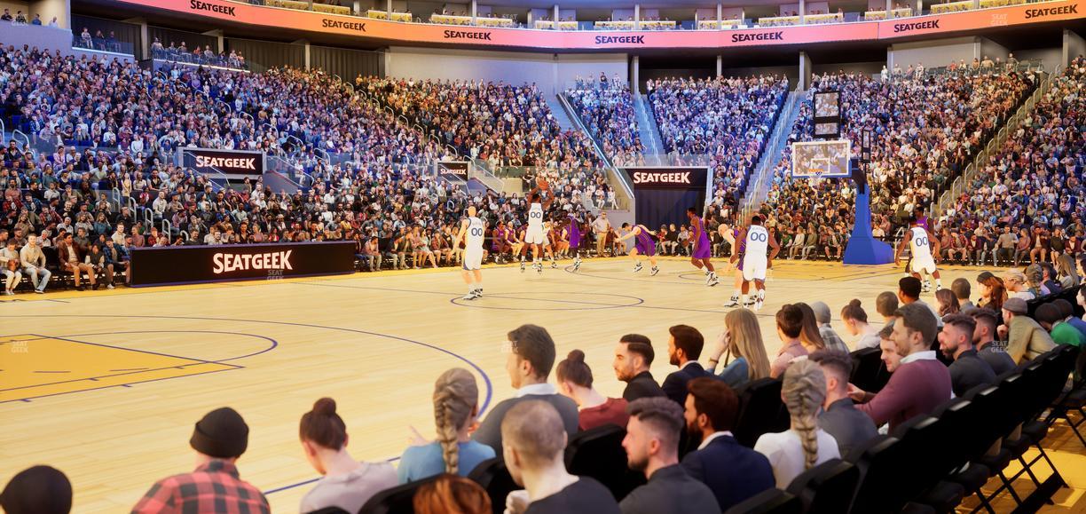 Chase Center - Section Riser 17 Seat View