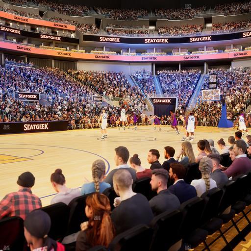 Chase Center - Section Riser 17 Seat View